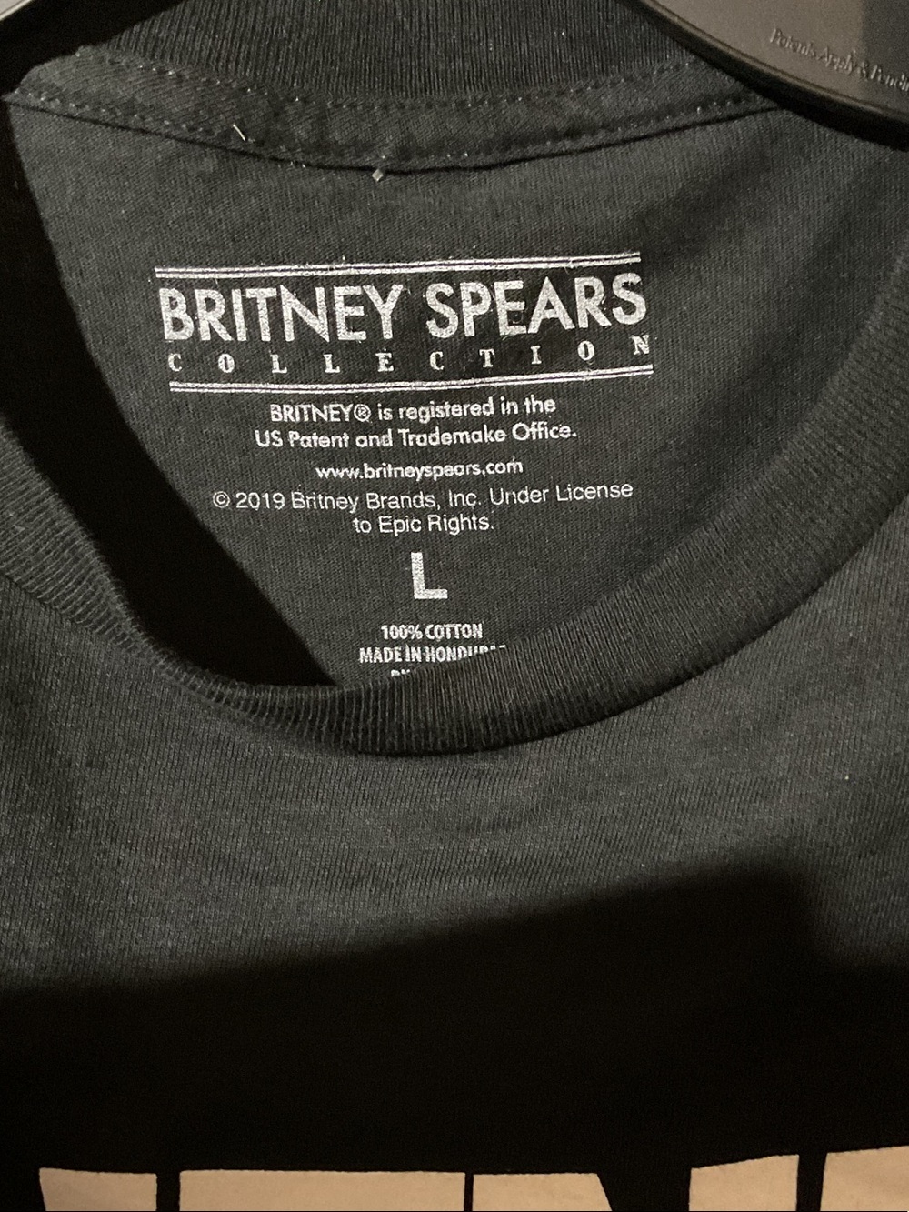 Britney Spears Black Graphic Short Sleeve Tee - Picture 2 of 3
